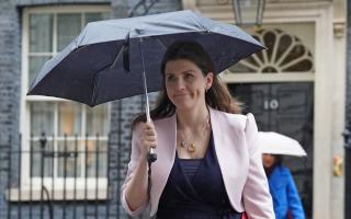 Secretary of State for Science, Innovation and Technology Michelle Donelan leaves Downing Street, London