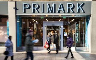 The Primark trial of blue sold stickers will affect 18 stores.
