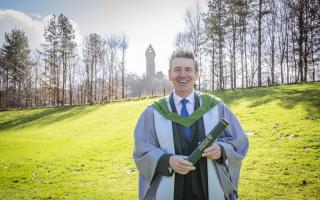 Vipond received the award alongside hundreds of Stirling students at a ceremony on campus