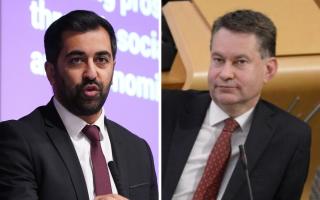 SNP leader and First Minister Humza Yousaf (left) and Scottish Tory MSP Murdo Fraser