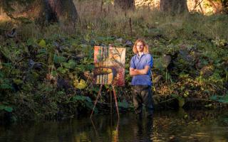 Landscape painter Joe Grieve is the first artist from the residency to be selected to exhibit