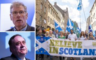 Kenny MacAskill (top left) and Alex Salmond have accepted invites to speak at Yes rallies