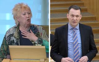 Christine Grahame had some choice words for Tory MSP Russell Findlay