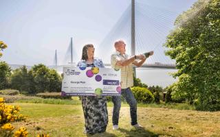 A couple from Fife are looking forward to early retirement following a £145,757.50 online EuroMillions win