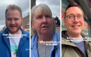 Three people The National spoke to on the streets of Glasgow to find their views on Tory plans for national service