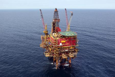 The National: TAQA's Tern oil rig in the North Sea.