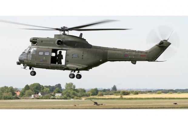 Three RAF Puma helicopters have been deployed
