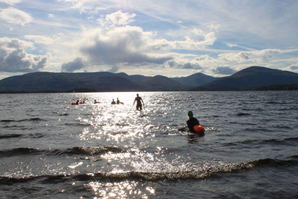 Inch by Inch competitors will cross 10 islands as they swim and run from one side of the loch to the other and back again