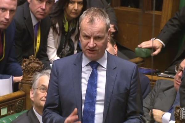 Pete Wishart, chairman of the Scottish Affairs Committee, at Westminster