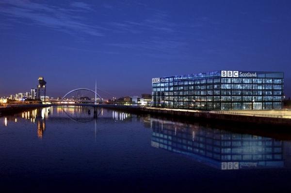 The BBC building at Pacific Quay in Glasgow