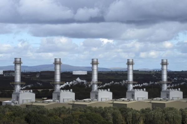 Energy company RWE npower’s gas-fired Pembroke Power Station, the largest of its type in Europe