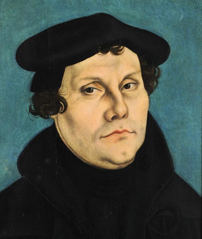 Martin Luther's 1517 work The Ninety-Five Theses is widely acknowledged to have started the Reformation