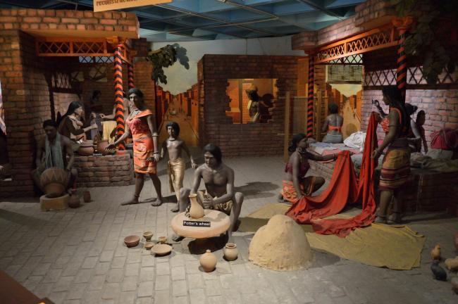 A reconstruction of everyday life in the Indus civilisation from a New Delhi museum