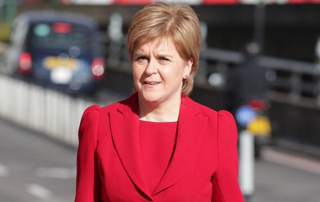 Nicola Sturgeon said the vote gives Scotland an opportunity to reject the Tory agenda