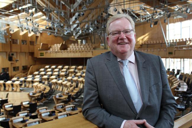 Scottish Tory interim leader Jackson Carlaw was nominated by the former prime minister