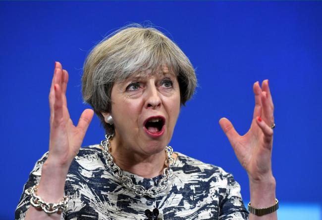 Theresa May repeated her mantra that ‘now is not the time’ for a second referendum on Scottish independence