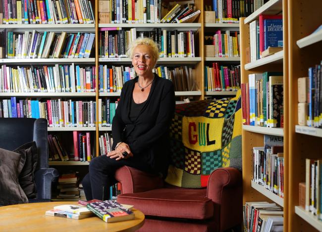 Adele Patrick, lifelong learning and creative development manager of Glasgow Women’s Library. Photograph: Colin Mearns