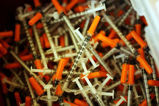 The senior lecturer said that needle exchange centres should not be in public areas. Photograph: Getty