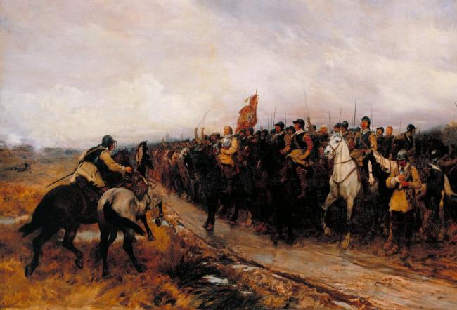 Andrew Carrick Gow's 1886 painting Cromwell at Dunbar