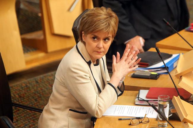 Scottish First Minister Nicola Sturgeon finished a strong first. Photograph: Gordon Terris