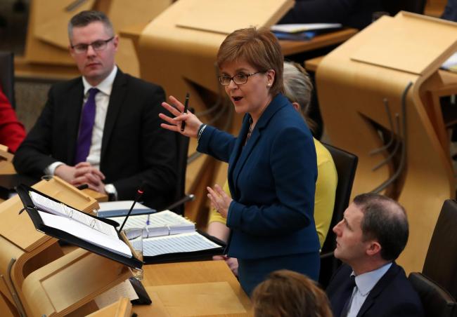 Nicola Sturgeon addressed the issue of Scottish limited partnerships
