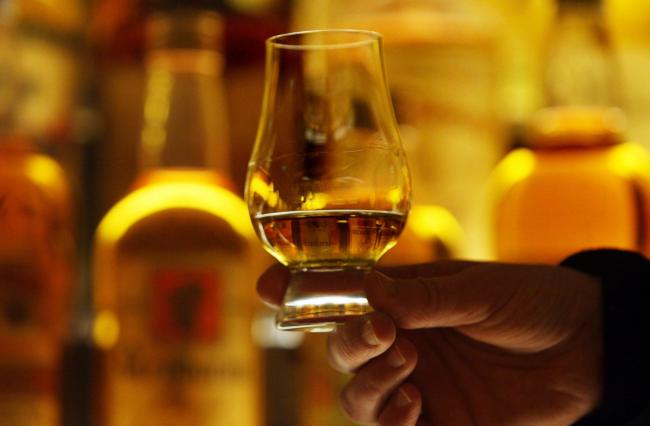 Scotch whisky exports were up on the same period last year