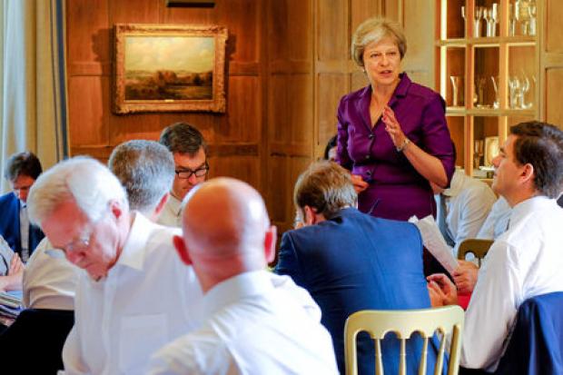Theresa May’s trip to Chequers has failed to solve the UK’s Brexit conundrum. Photograph: Getty