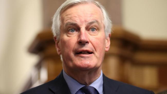 Michel Barnier said the UK would have to 'face the consequences' if it crashed out
