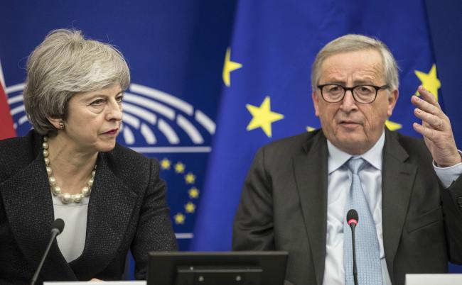 European Commission president Jean-Claude Juncker told Theresa May that Brexit should be completed before the European elections