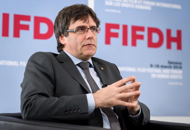 The National: Catalonia's deposed leader Carles Puigdemont 