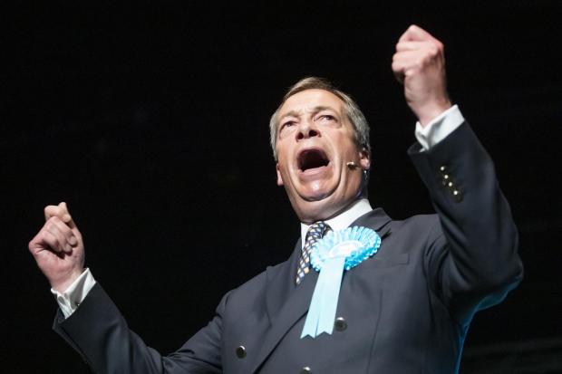 The National: Nigel Farage criticised Boris Johnson's Brexit deal 
