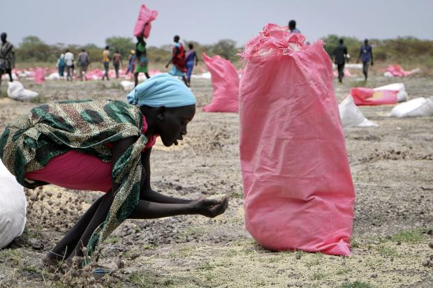 Two million people in Southern Sudan are at risk of starvation the UN reports. Photography: Sam Mednick.