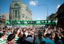 Celtic title party in Glasgow