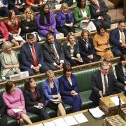 Labour politicians on the party's benches at Westminster