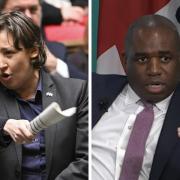 SNP depute Westminster leader Mhairi Black and Labour shadow foreign secretary David Lammy